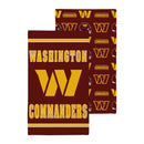 Washington Commanders Quick Dry 1pc Kitchen Towel and 1pc Dish Cloth Kitchen Gift Set
