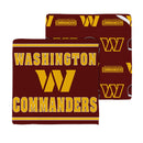 Washington Commanders Quick Dry 1pc Kitchen Towel and 1pc Dish Cloth Kitchen Gift Set