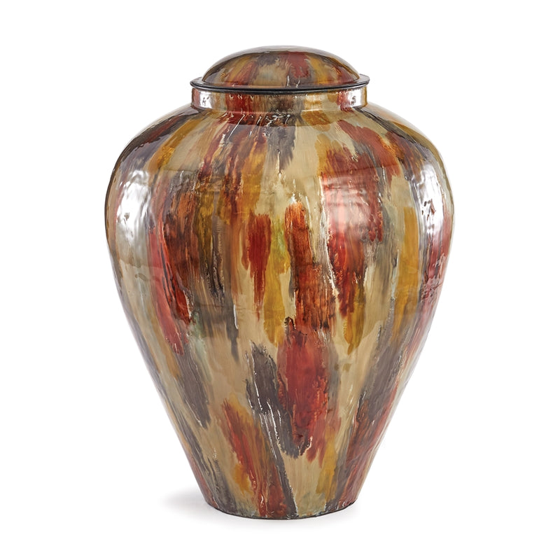 Napa Home Garden, CARNELIAN LIDDED URN LARGE,lg201