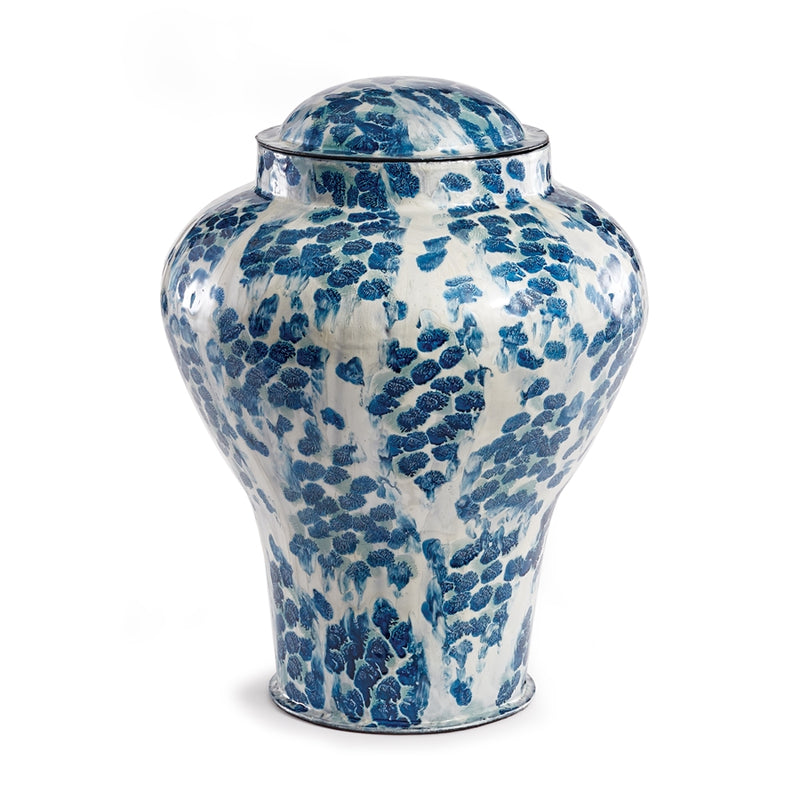 Napa Home Garden, FLORET LIDDED URN SHORT,lg207