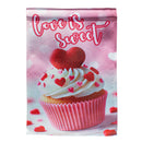 Cupcake Of Love Lustre House Flag