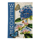 Blue Hydrangea Musings Moire Garden Flag