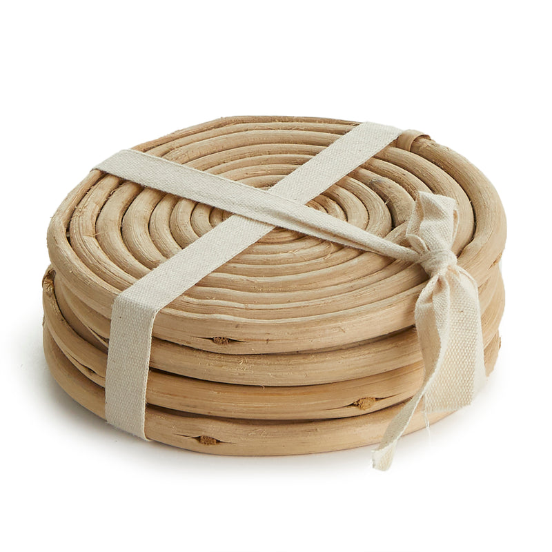 NAPA Home & Garden, CANE RATTAN COASTERS, SET OF 4,N2DB02