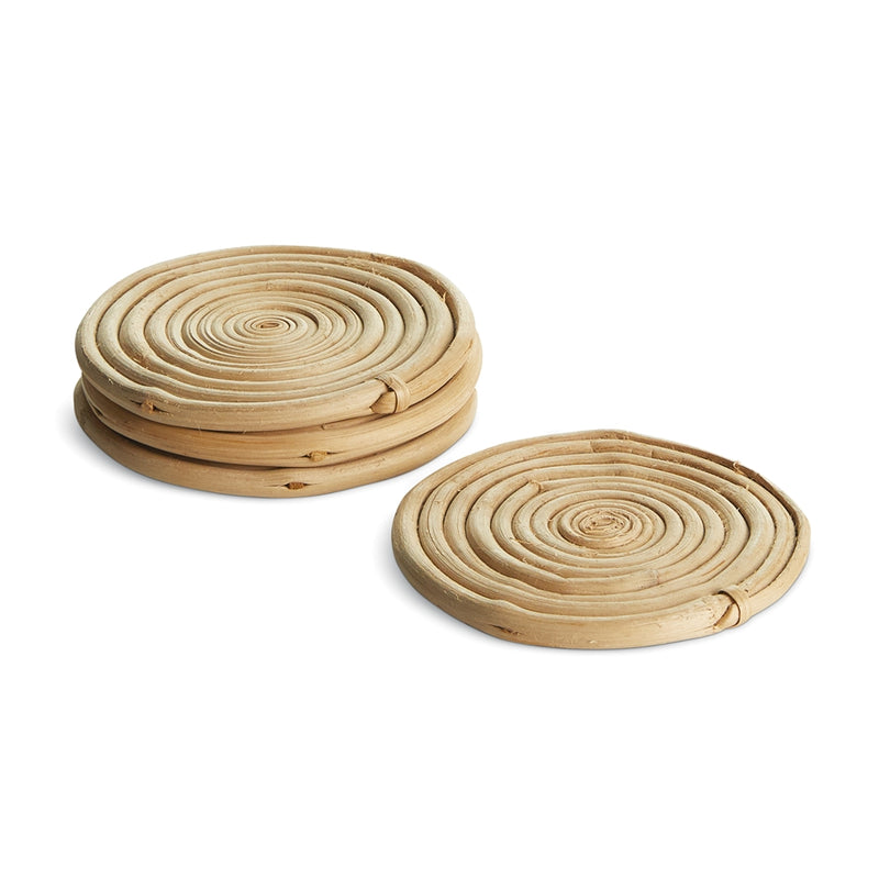 Napa Home Garden, CANE RATTAN COASTERS ,SET OF 4,n2db02