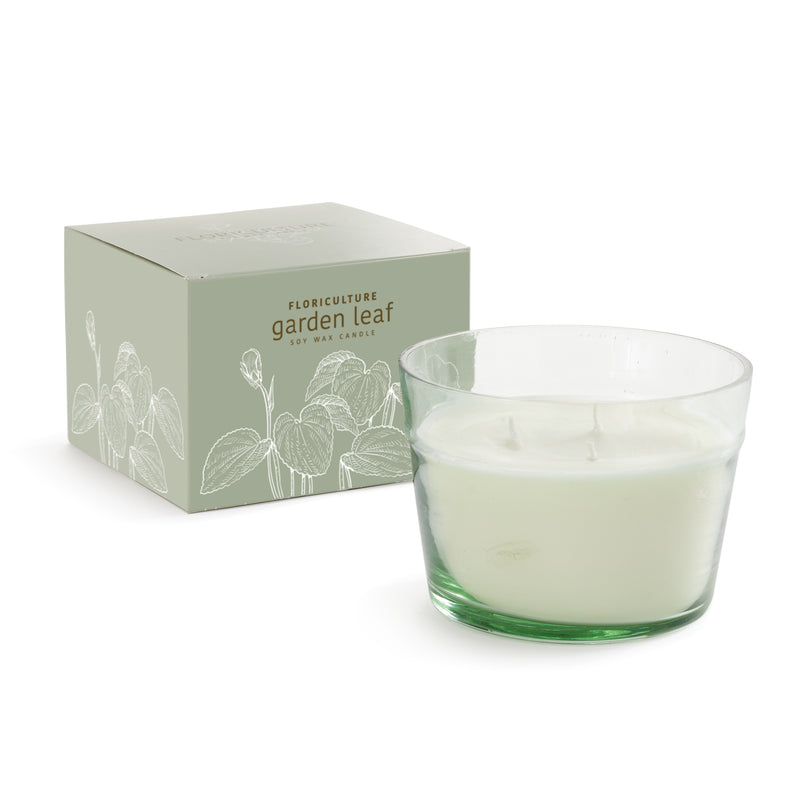 NAPA Home & Garden, FLORICULTURE SOY WAX CANDLE GARDEN LEAF,N2FT406