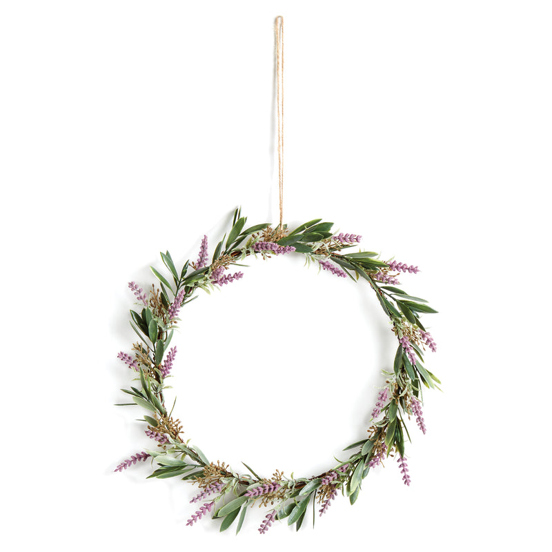 NAPA Home & Garden, LAVENDER ORNAMENT WREATH 14",N2GP05