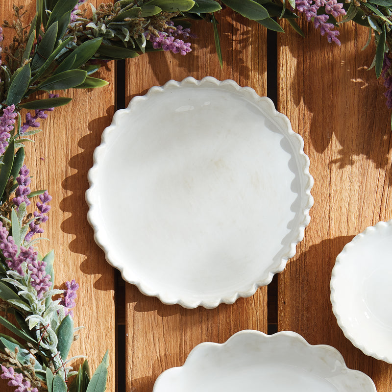 NAPA Home & Garden, MADDIE PETITE ROUND TRAY,N2HG03WH