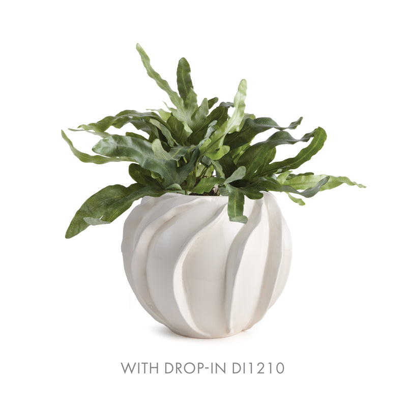 NAPA Home & Garden, ONDULATA CACHEPOT,N2MG22WH