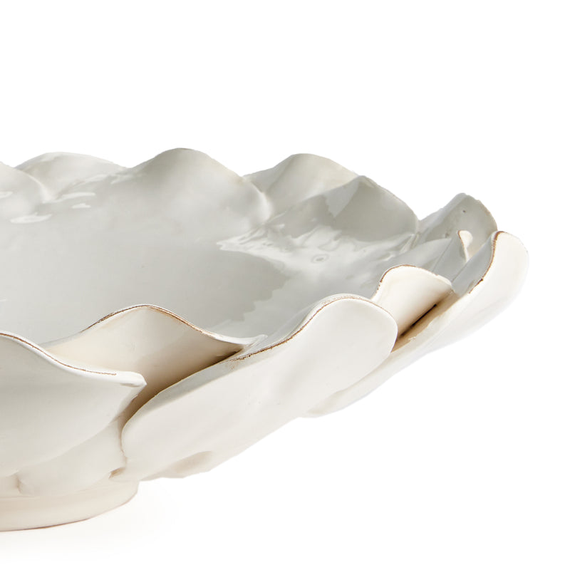 NAPA Home & Garden, DI ROSA SHALLOW DECORATIVE BOWL,N2MG23WH