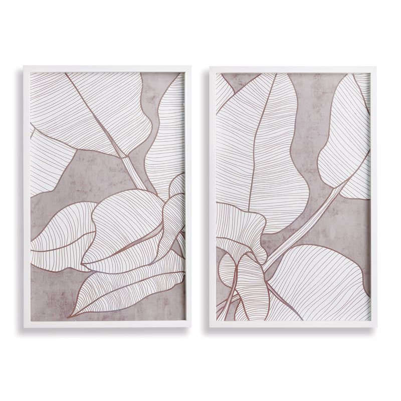 NAPA Home & Garden, PALM LEAF PRINTS, SET OF 2,N2NH17