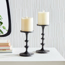 NAPA Home & Garden, Abacus Petite Candle Stands, Set of 2