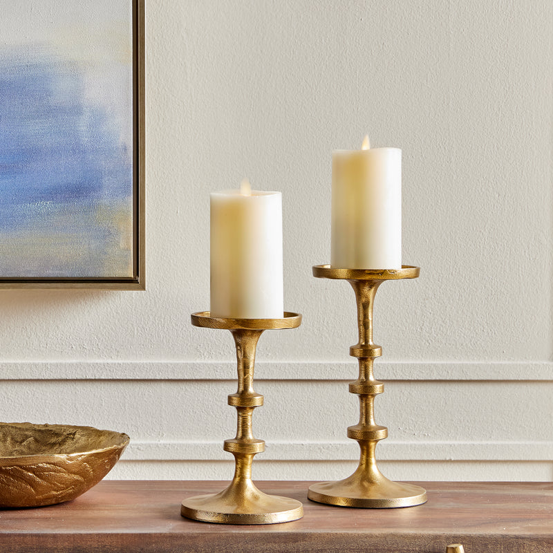 NAPA Home & Garden, ABACUS PETITE CANDLE STANDS, SET OF 2,N2RB05GD
