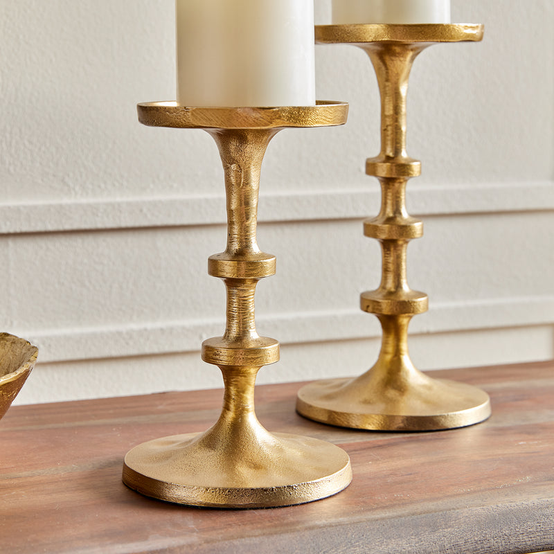 NAPA Home & Garden, ABACUS PETITE CANDLE STANDS, SET OF 2,N2RB05GD