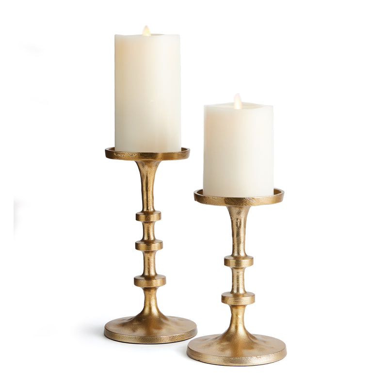 NAPA Home & Garden, ABACUS PETITE CANDLE STANDS, SET OF 2,N2RB05GD