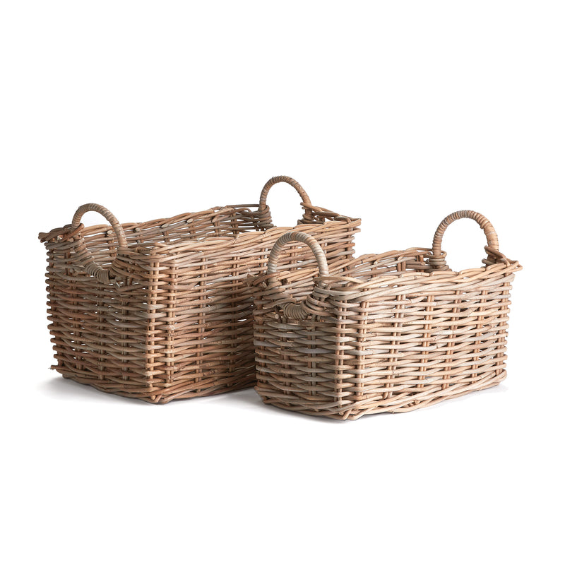 NAPA Home & Garden, NORMANDY HALO RECTANGULAR BASKETS, SET OF 2,N2RT01