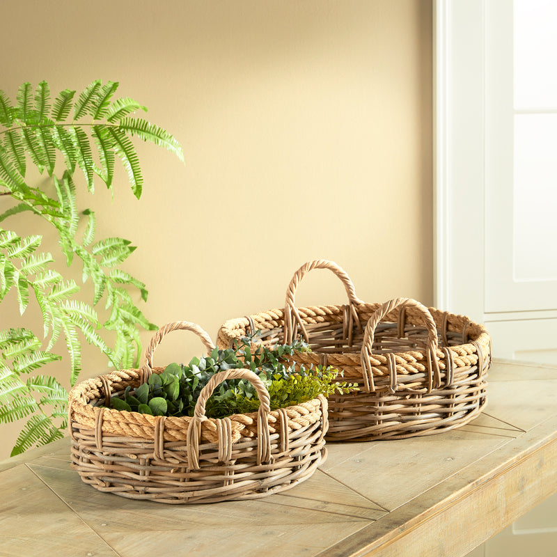 NAPA Home & Garden, SONOMA LOW BASKETS, SET OF 2,N2RT06