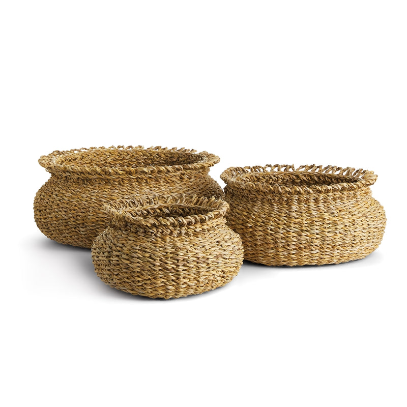 Napa Home Garden, SEAGRASS LOOP BASKETS ,SET OF 3,n2sg03