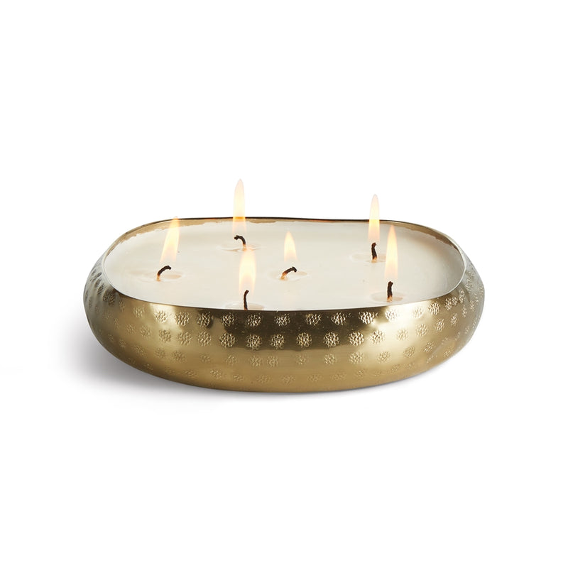 Napa Home Garden, CASHMERE 6-WICK CANDLE TRAY GOLD,n2sh02