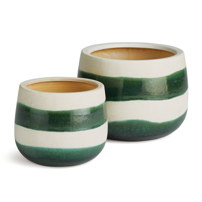 Napa Home Garden, LIA HAND-PAINTED POTS ,SET OF 2,n2sr02