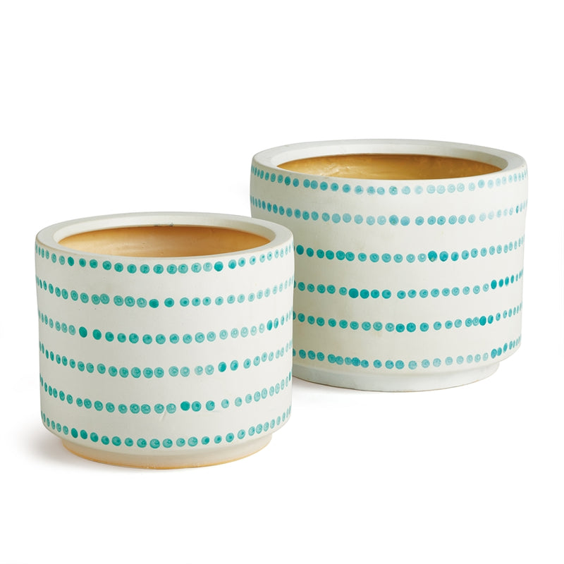 Napa Home Garden, PHOEBE HAND-PAINTED POTS ,SET OF 2,n2sr05