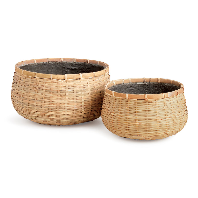 NAPA Home & Garden, WOVENSHIRE LOW BOWLS, SET OF 2,N3AC02