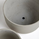 NAPA Home & Garden, CONCRETELITE TERRANEA WIDE POTS, SET OF 3,N3AC04GY