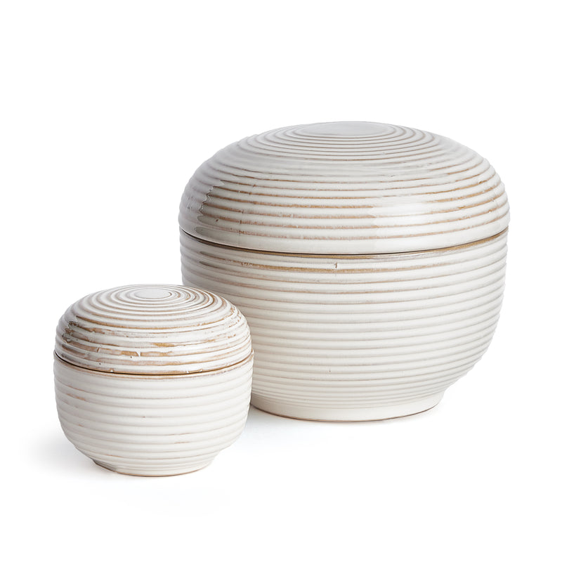 NAPA Home & Garden, TODA DECORATIVE LIDDED JARS, SET OF 2,N3CH07CR