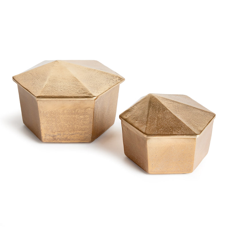 NAPA Home & Garden, LUCA LIDDED BOXES, SET OF 2,N3DK25