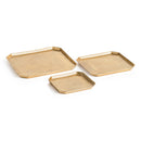 NAPA Home & Garden, DEZI SQUARE SERVING TRAYS, SET OF 3,N3DK35