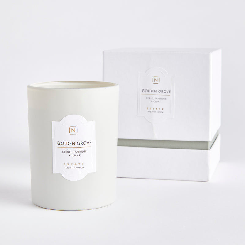 NAPA Home & Garden, ESTATE SOY WAX CANDLE GOLDEN GROVE,N3EC01