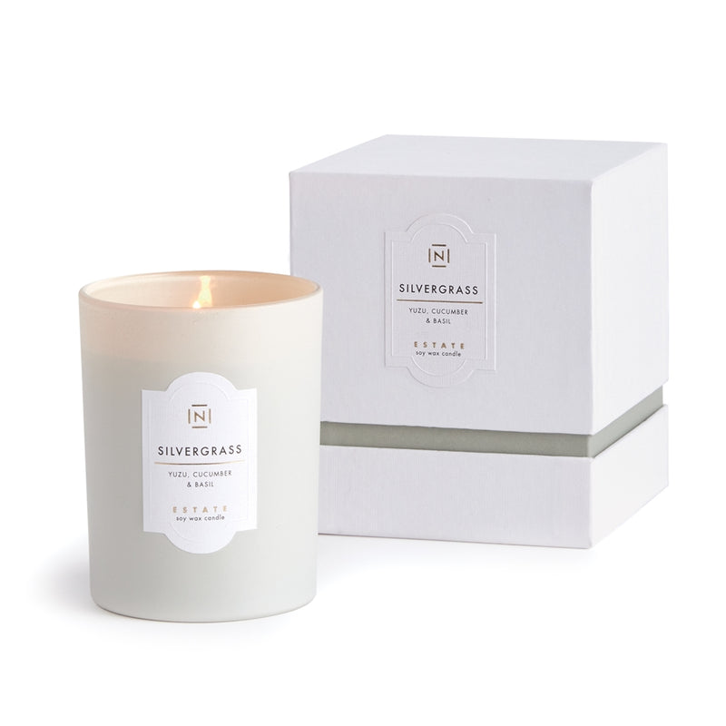 Napa Home Garden, ESTATE SOY WAX CANDLE SILVERGRASS,n3ec05