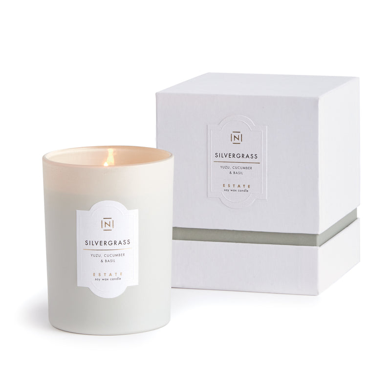 NAPA Home & Garden, ESTATE SOY WAX CANDLE SILVERGRASS,N3EC05