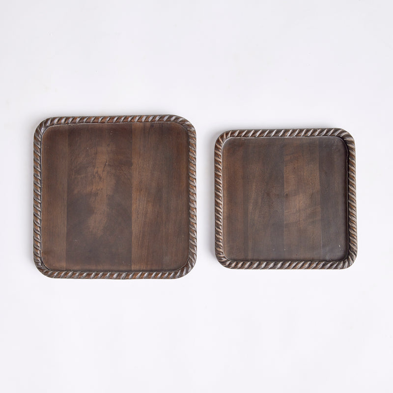 NAPA Home & Garden, LANGLEY SQUARE TRAYS, SET OF 2,N3EP14GY