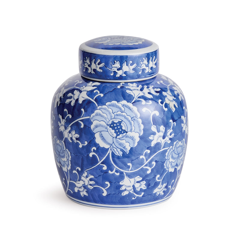 NAPA Home & Garden, BARCLAY BUTERA DYNASTY LOTUS LIDDED JAR,N3FG07