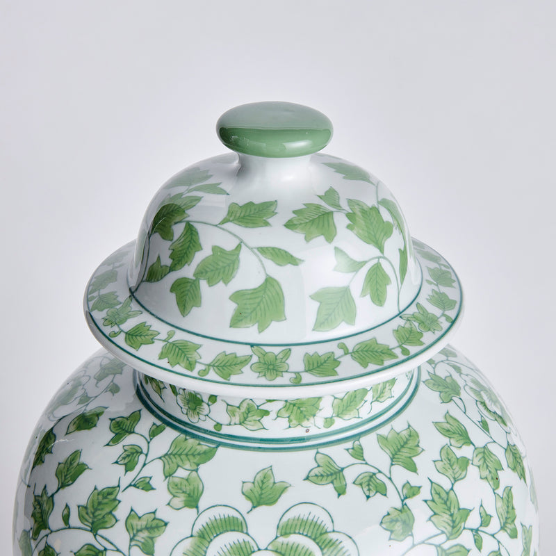 NAPA Home & Garden, IMPERIAL IVY LIDDED GINGER JAR,N3FG16