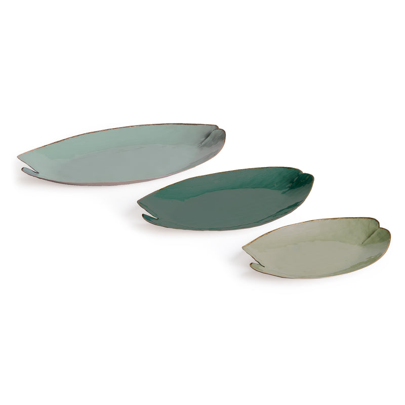 NAPA Home & Garden, CAMDEN DECORATIVE TRAYS, SET OF 3,N3LG13GR