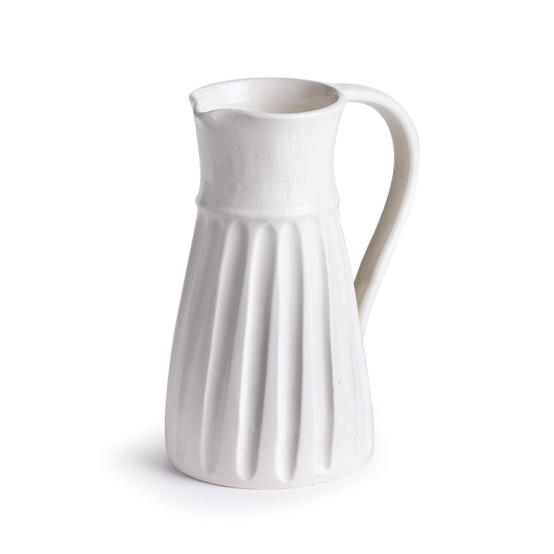 NAPA Home & Garden, CASCINA DECORATIVE PITCHER MEDIUM,N3MG32WH