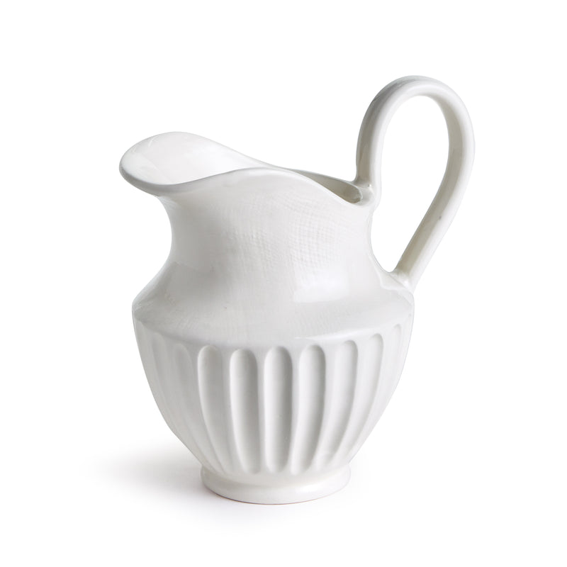 NAPA Home & Garden, CASCINA DECORATIVE PITCHER SMALL,N3MG33WH