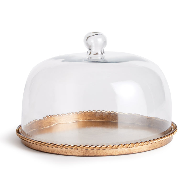 NAPA Home & Garden, BRAIDEN TRAY WITH CLOCHE LARGE,N3SE04