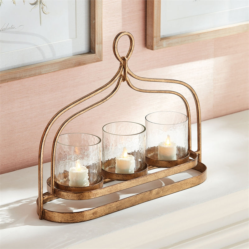 Napa Home Garden, AMARA 3-CANDLE HURRICANE,n3se09