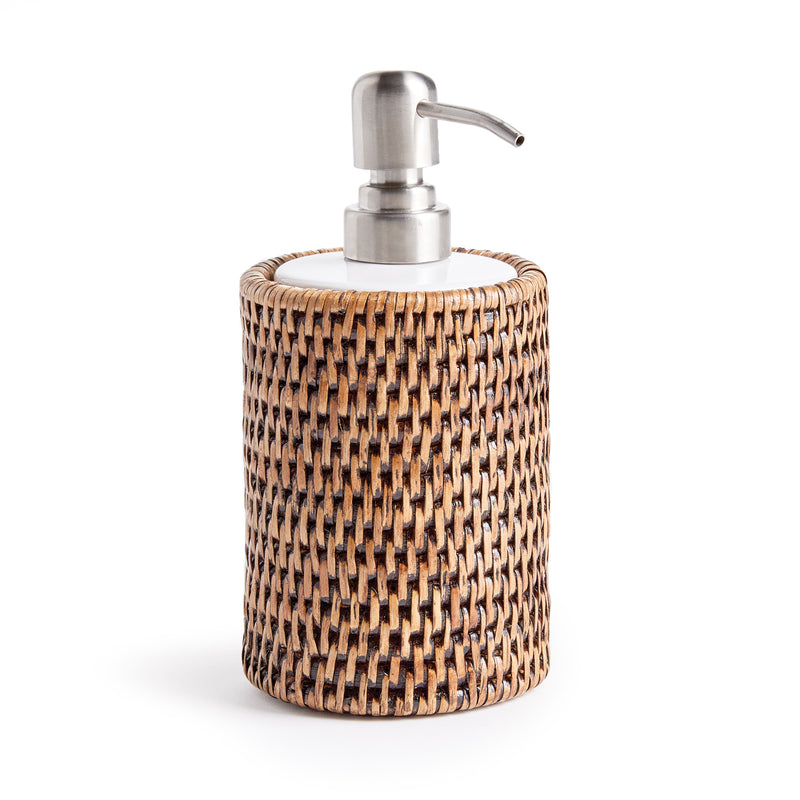 NAPA Home & Garden, BURMA RATTAN SOAP DISPENSER,N3TN01BR