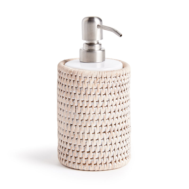 NAPA Home & Garden, BURMA RATTAN SOAP DISPENSER,N3TN01WH