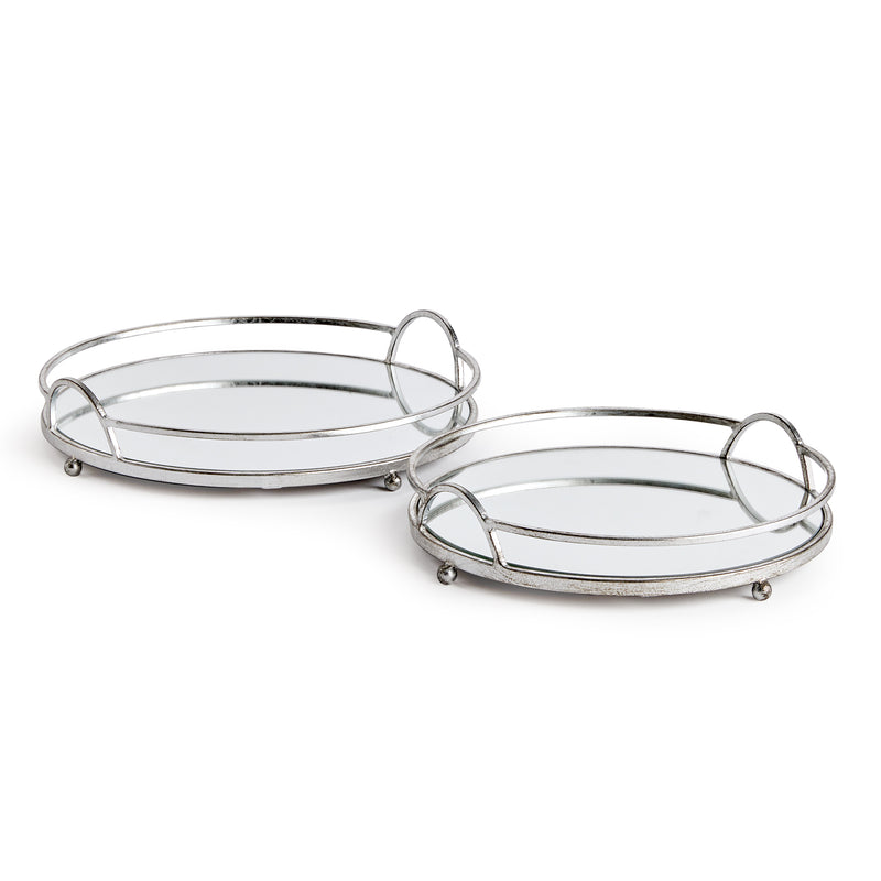 NAPA Home & Garden, HUDSON MIRRORED TRAYS, SET OF 2,N3TY200SV