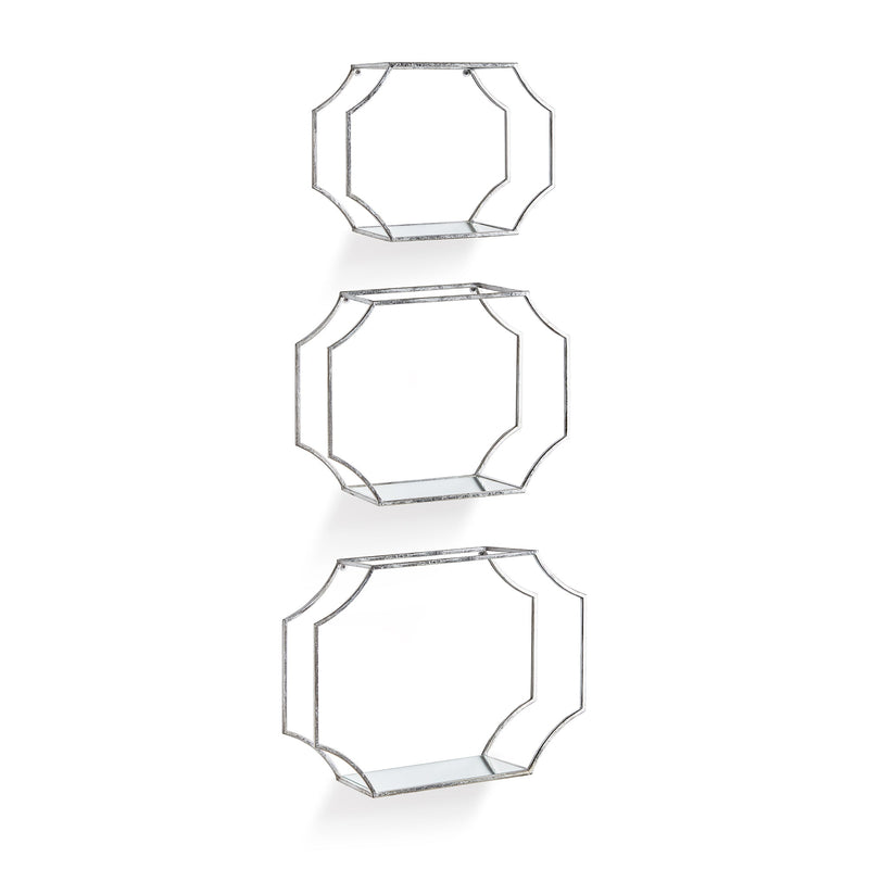 NAPA Home & Garden, HUDSON MIRRORED WALL SHELVES