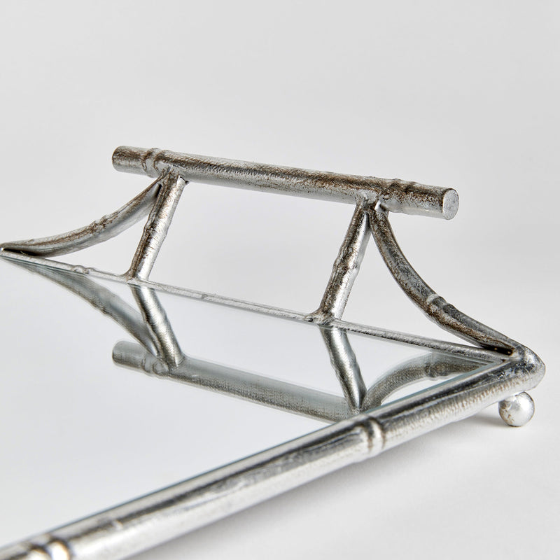 "Daphne Mirrored Tray with Handles by NAPA Home & Garden"