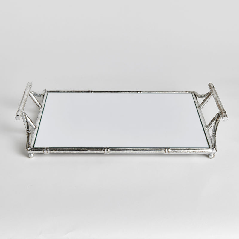 NAPA Home & Garden, DAPHNE MIRRORED TRAY WITH HANDLES,N3TY405SV