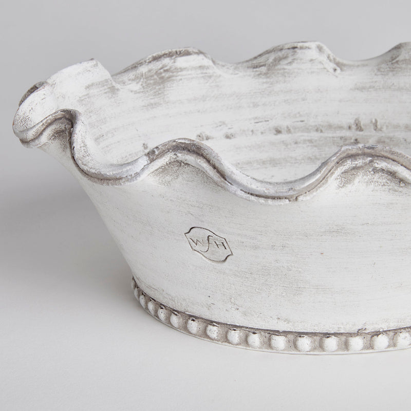 NAPA Home & Garden, WAKEFIELD HANDMADE FESTONEE FORCING POT