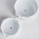 NAPA Home & Garden, ASHIKA LOW POTS, SET OF 2,N4CD04