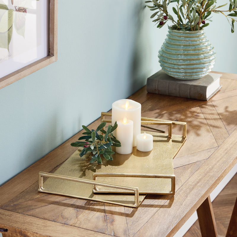 NAPA Home & Garden, ELORA DECORATIVE TRAYS, SET OF 2,N4DK08