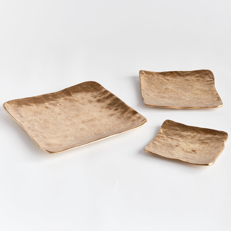 NAPA Home & Garden, IMANI DECORATIVE SQUARE TRAYS, SET OF 3,N4DK17